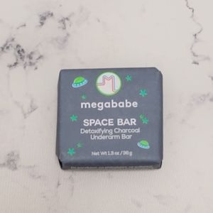 Megababe Space Bar Detoxifying Charcoal Underarm Bar Travel Size 1.3oz/36g